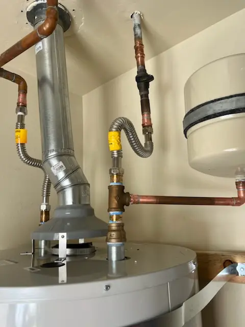 Water heater installation and plumbing repair in Fairfield